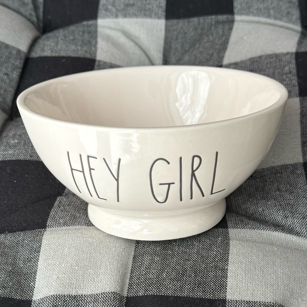 Rae Dunn HEY GIRL Ceramic Bowl
